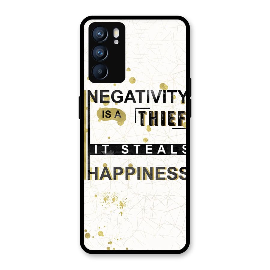 Negativity Thief Glass Back Case for Oppo Reno6 5G