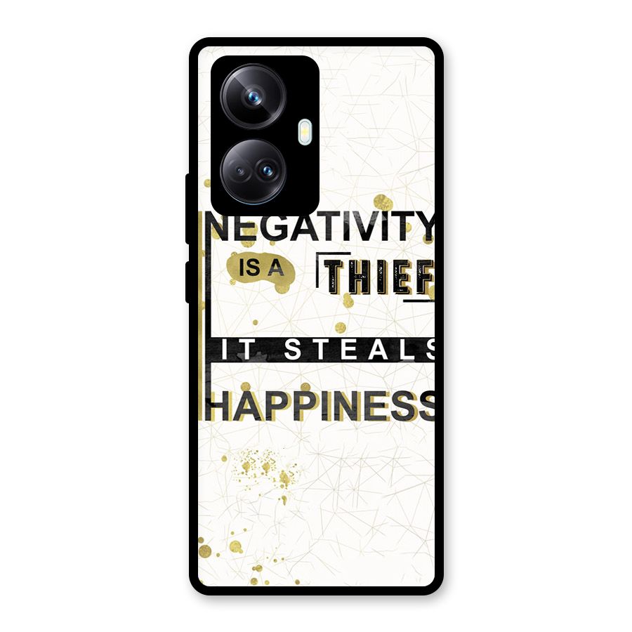 Negativity Thief Glass Back Case for Realme 10 Pro Plus