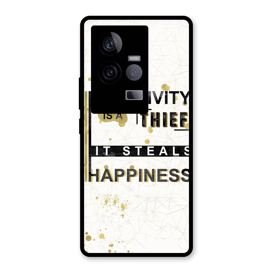 Negativity Thief Glass Back Case for Vivo iQOO 11 5G