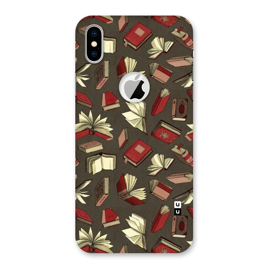 Nerd Head Back Case for iPhone XS Logo Cut