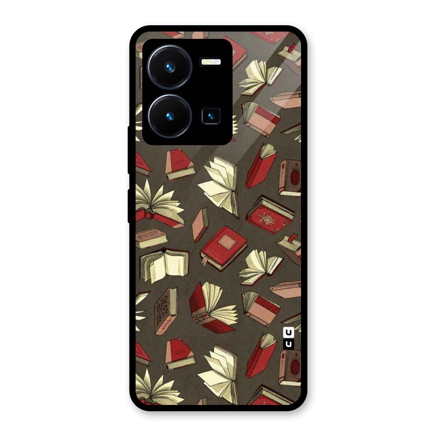 Nerd Head Glass Back Case for Vivo Y35
