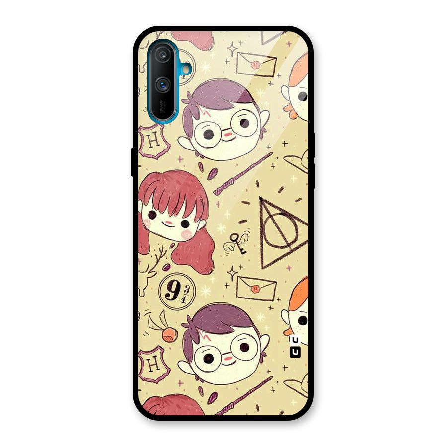 Nerds Glass Back Case for Realme C3