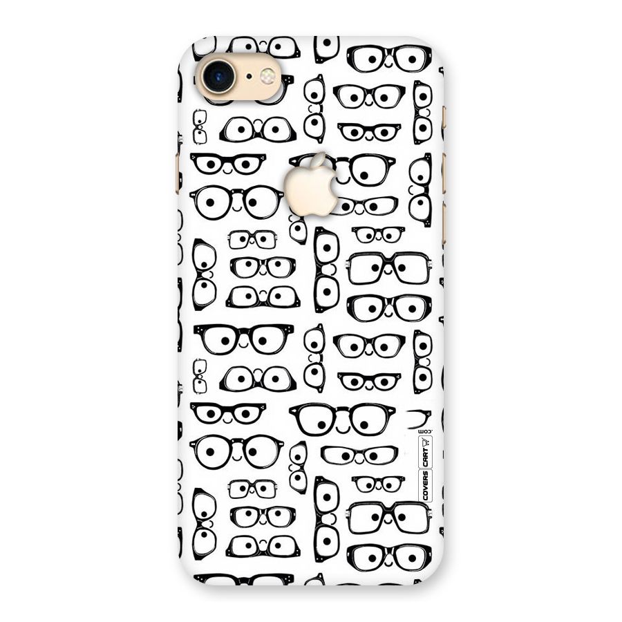Nerdy Specs Back Case for iPhone 7 Apple Cut