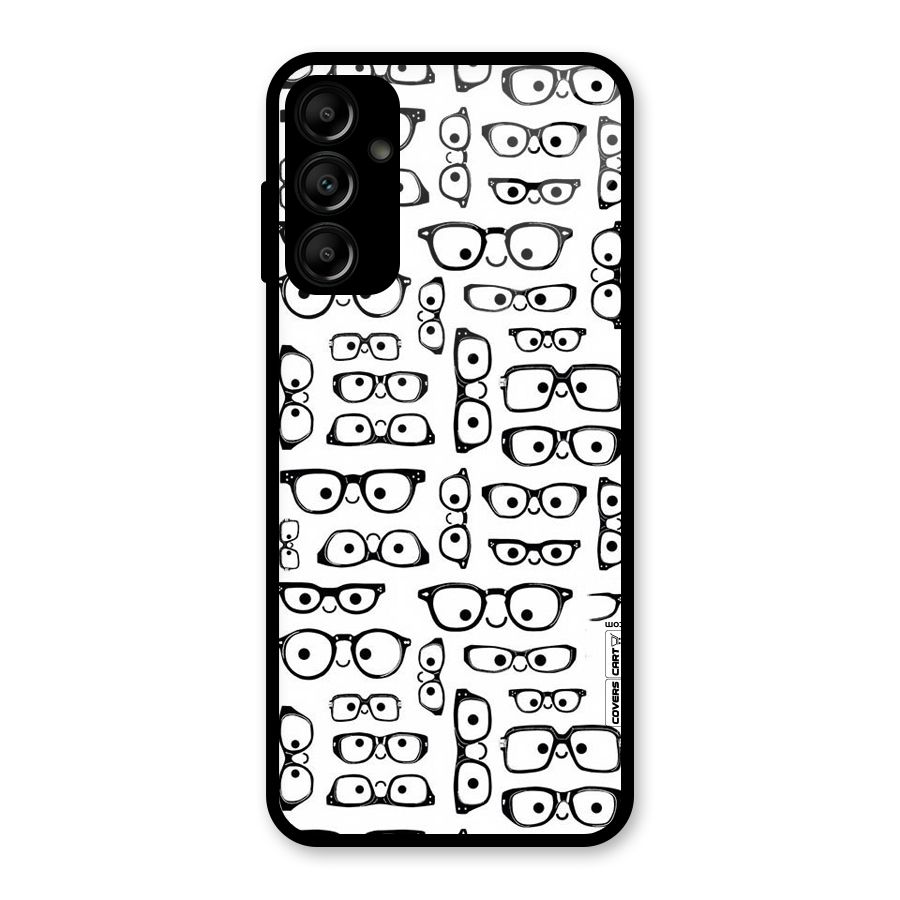 Nerdy Specs Glass Back Case for Galaxy A14 5G