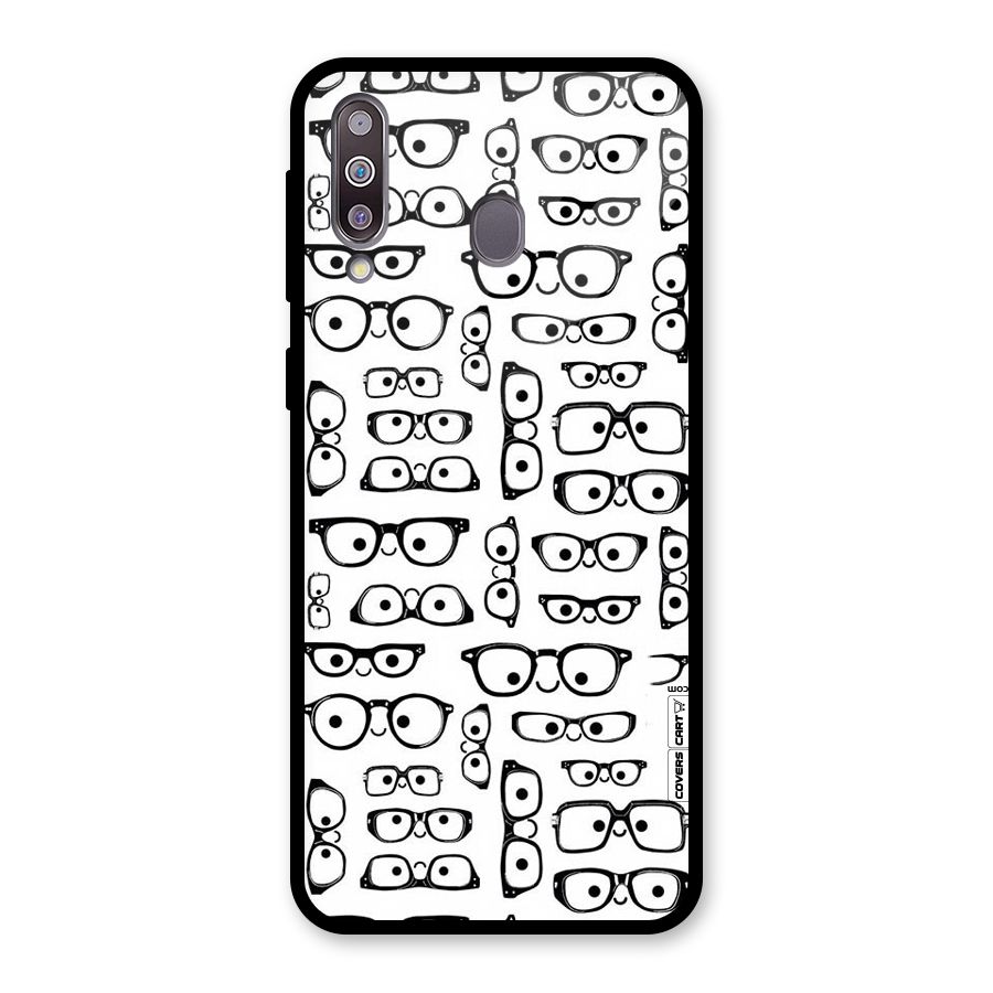 Nerdy Specs Glass Back Case for Galaxy M30