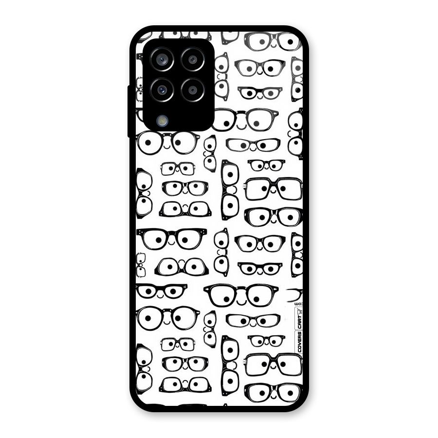 Nerdy Specs Glass Back Case for Galaxy M33