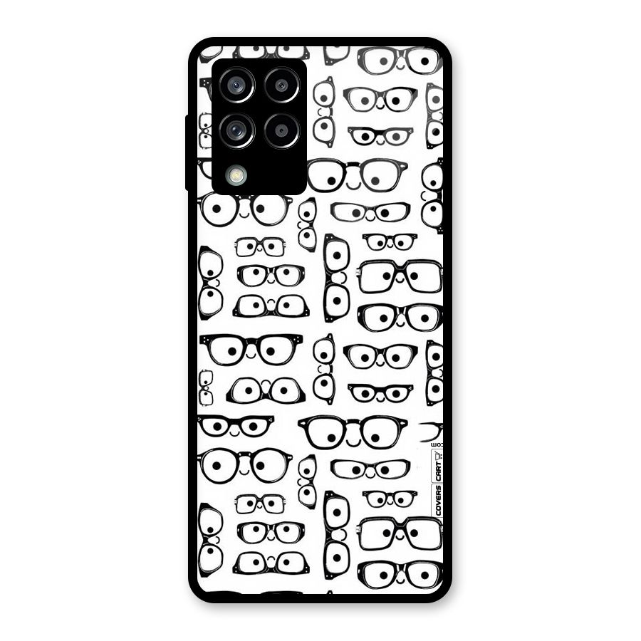 Nerdy Specs Glass Back Case for Galaxy M53 5G