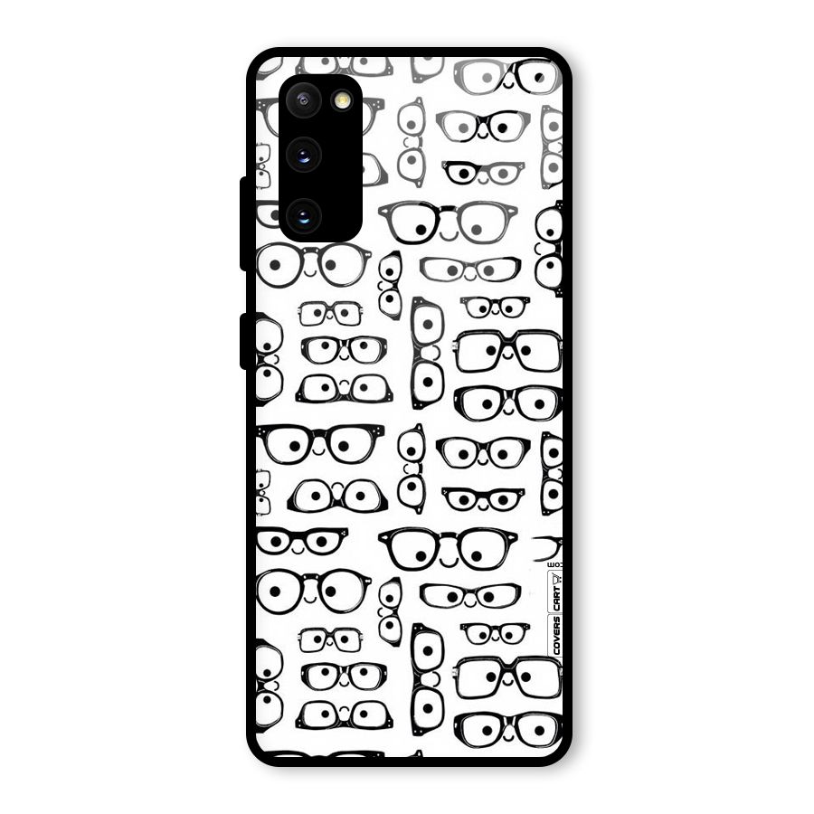 Nerdy Specs Glass Back Case for Galaxy S20 FE 5G