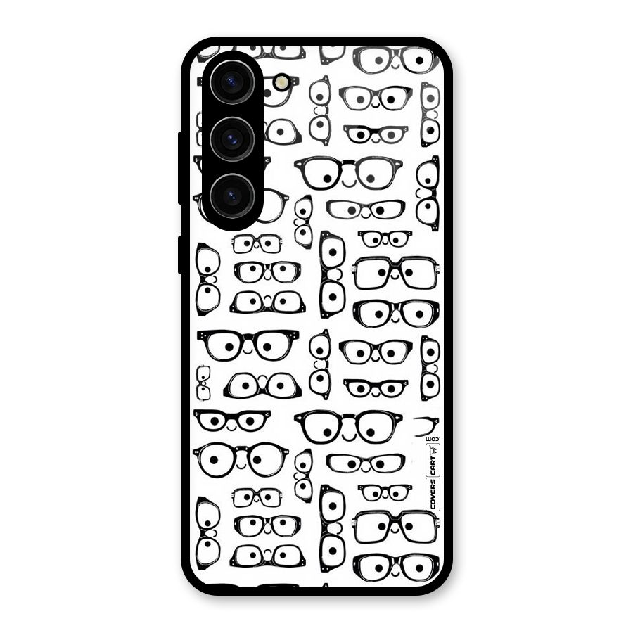 Nerdy Specs Glass Back Case for Galaxy S23 Plus