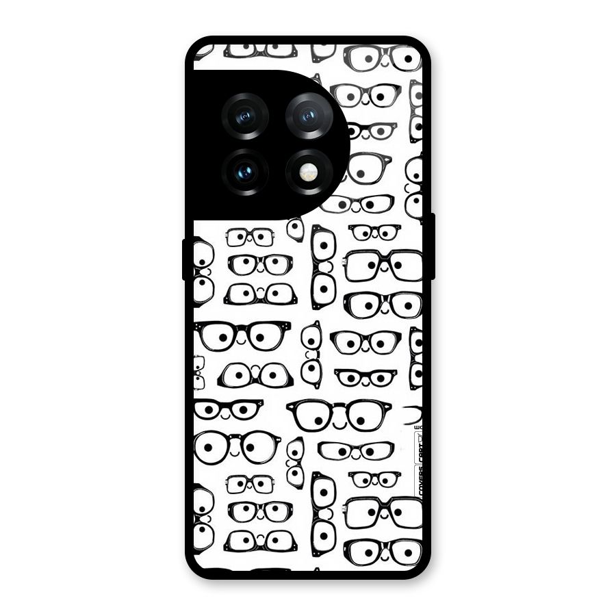 Nerdy Specs Glass Back Case for OnePlus 11