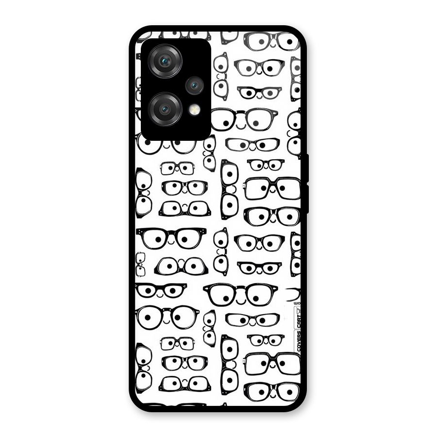 Nerdy Specs Glass Back Case for OnePlus Nord CE 2 Lite 5G