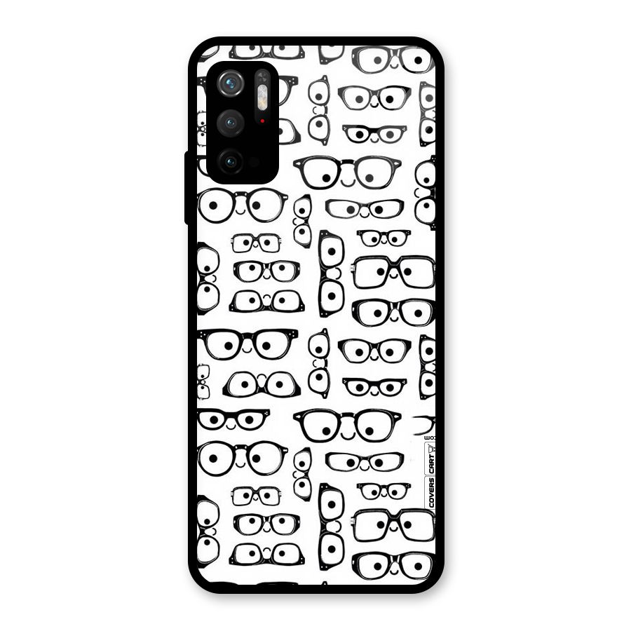 Nerdy Specs Glass Back Case for Poco M3 Pro 5G