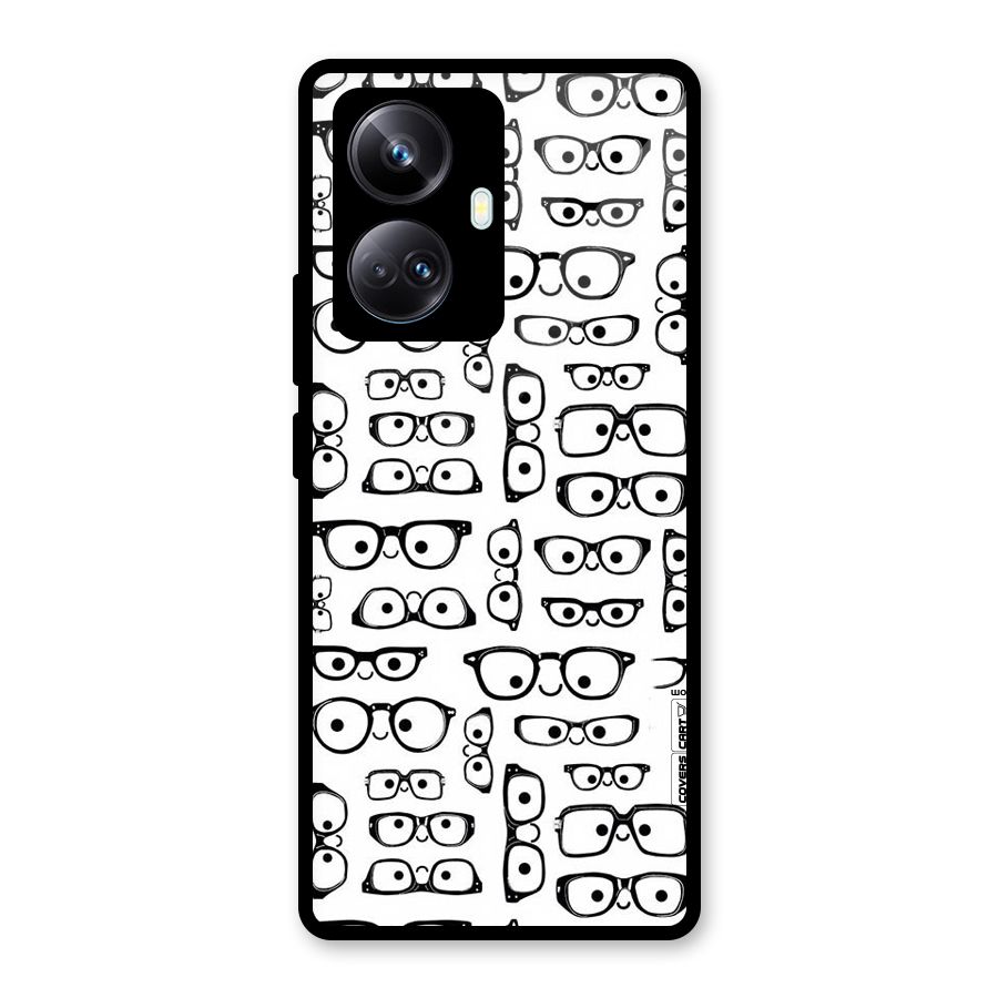 Nerdy Specs Glass Back Case for Realme 10 Pro Plus