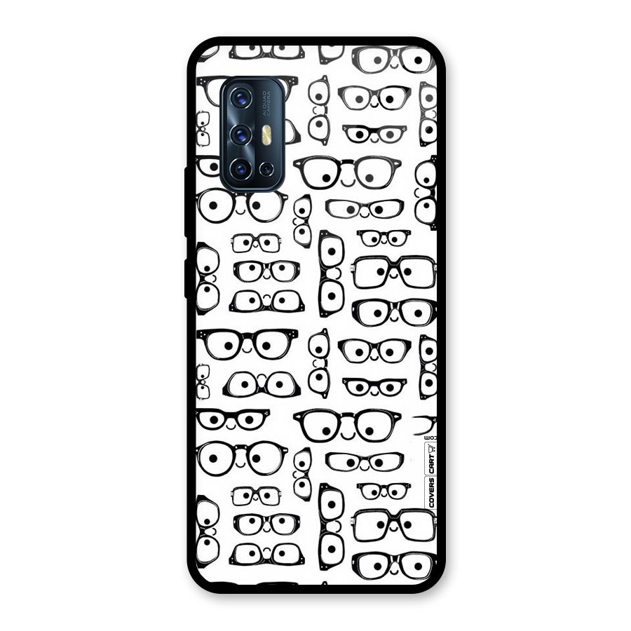 Nerdy Specs Glass Back Case for Vivo V17