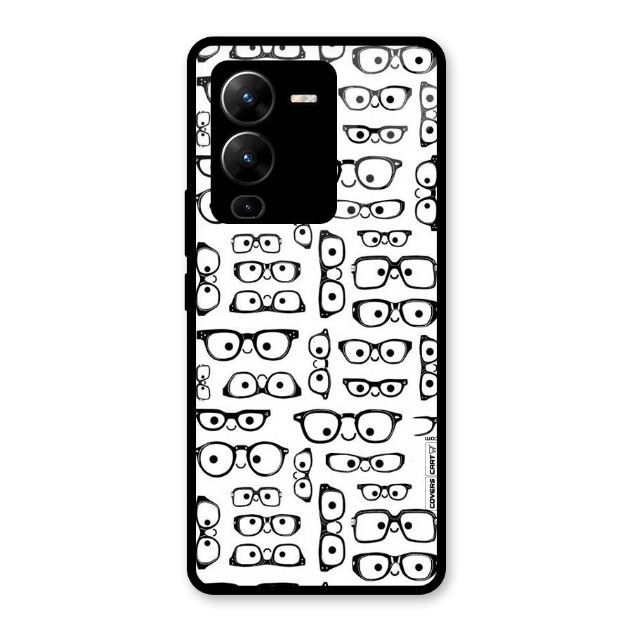 Nerdy Specs Glass Back Case for Vivo V25 Pro