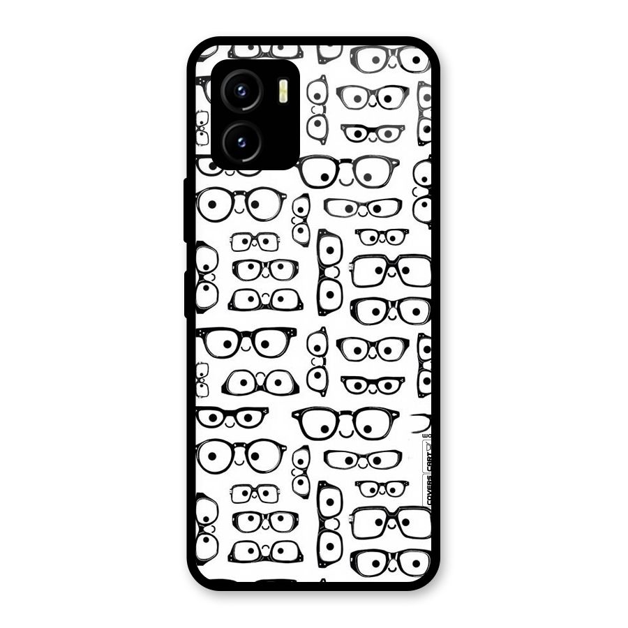 Nerdy Specs Glass Back Case for Vivo Y15s