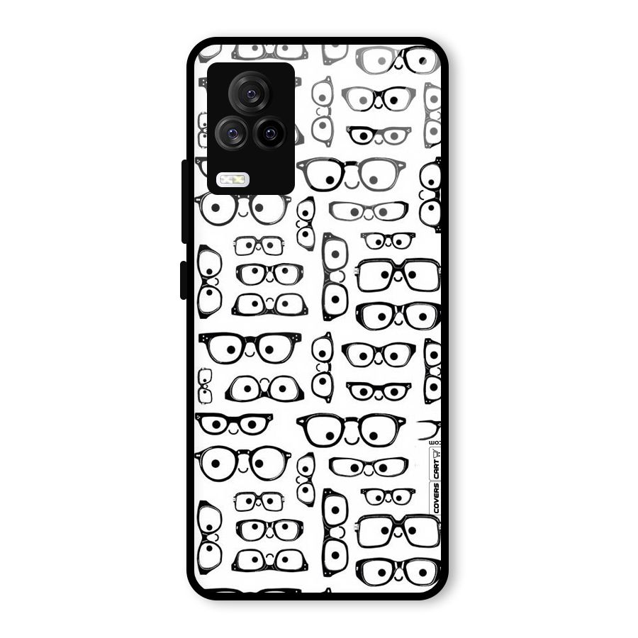 Nerdy Specs Glass Back Case for Vivo iQOO 7 Legend 5G