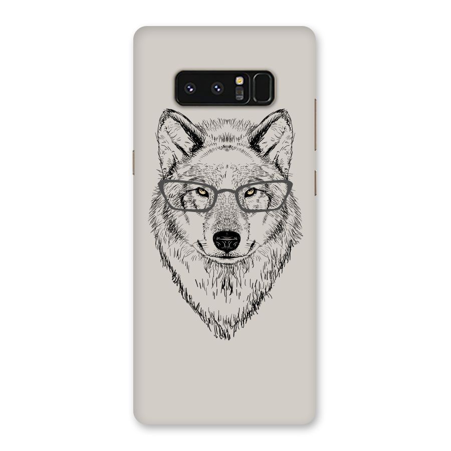 Nerdy Wolf Back Case for Galaxy Note 8