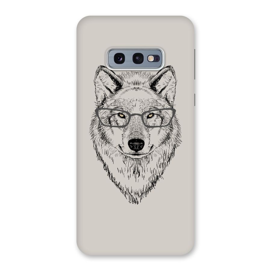 Nerdy Wolf Back Case for Galaxy S10e