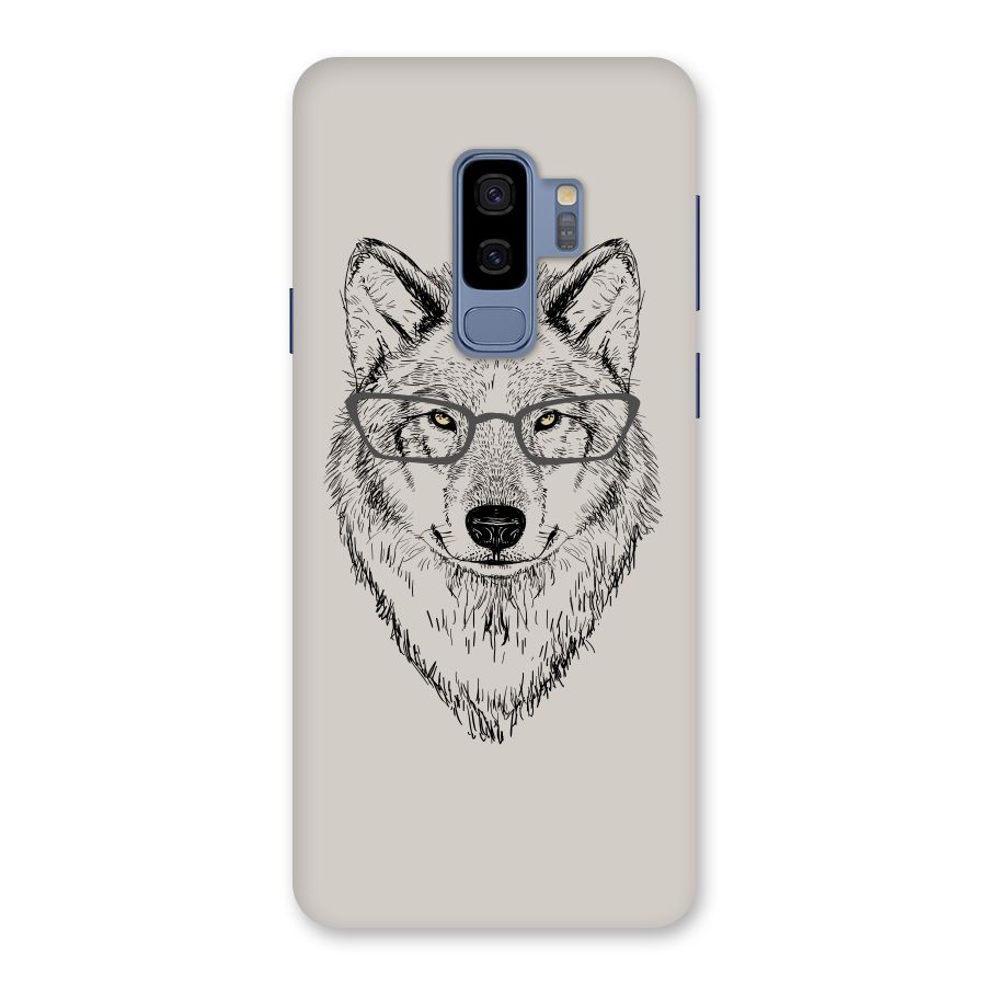 Nerdy Wolf Back Case for Galaxy S9 Plus