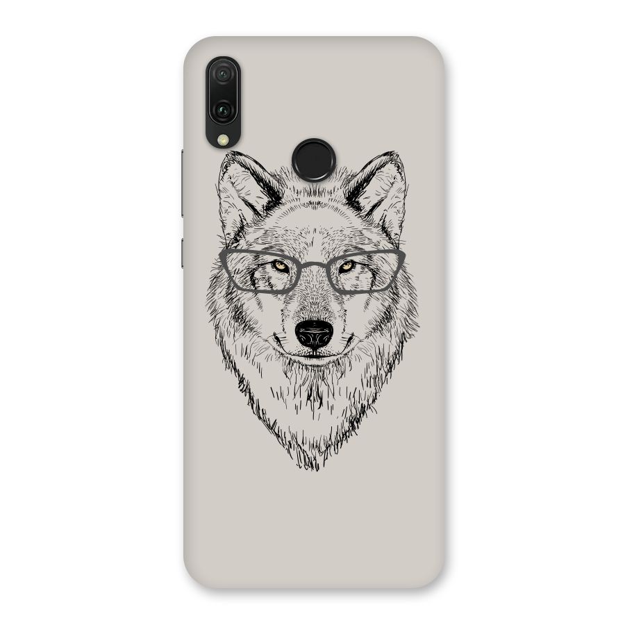 Nerdy Wolf Back Case for Huawei Y9 (2019)