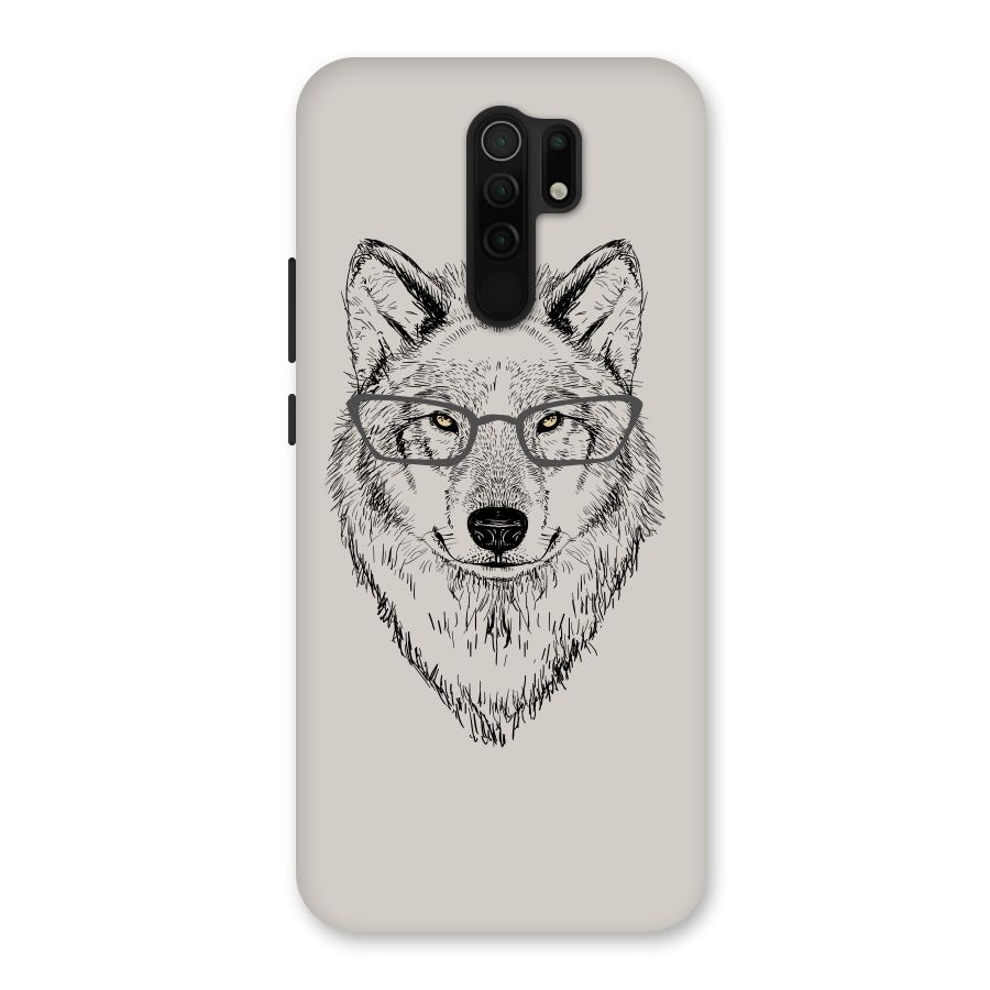 Nerdy Wolf Back Case for Poco M2