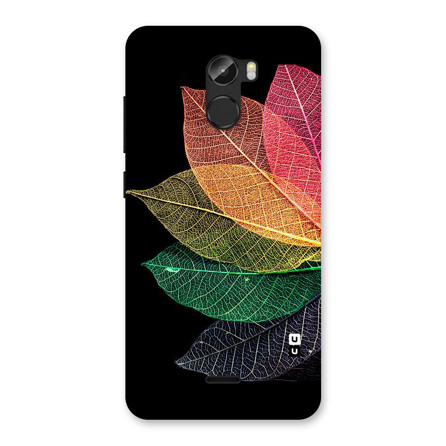 Net Leaf Color Design Back Case for Gionee X1