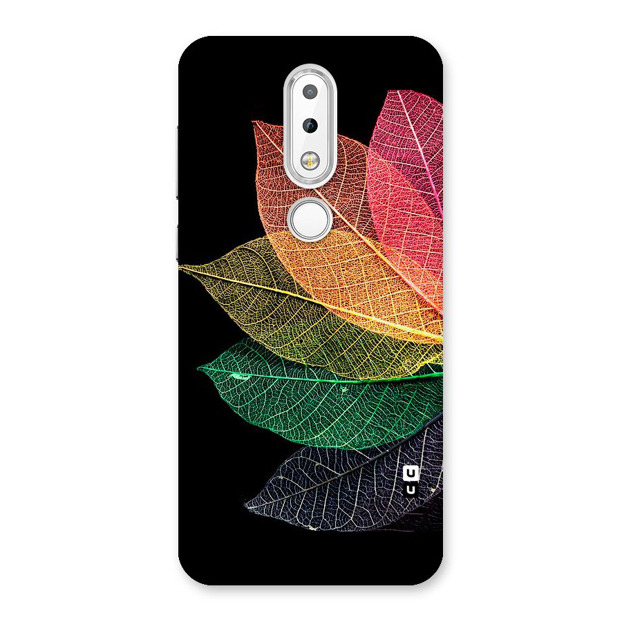 Net Leaf Color Design Back Case for Nokia 6.1 Plus