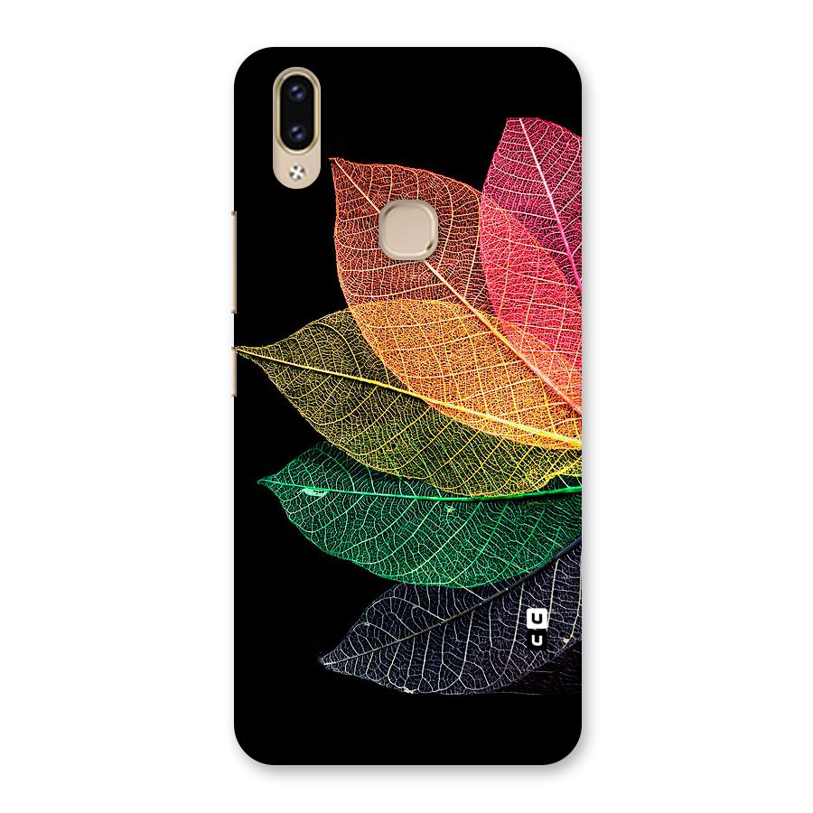 Net Leaf Color Design Back Case for Vivo V9