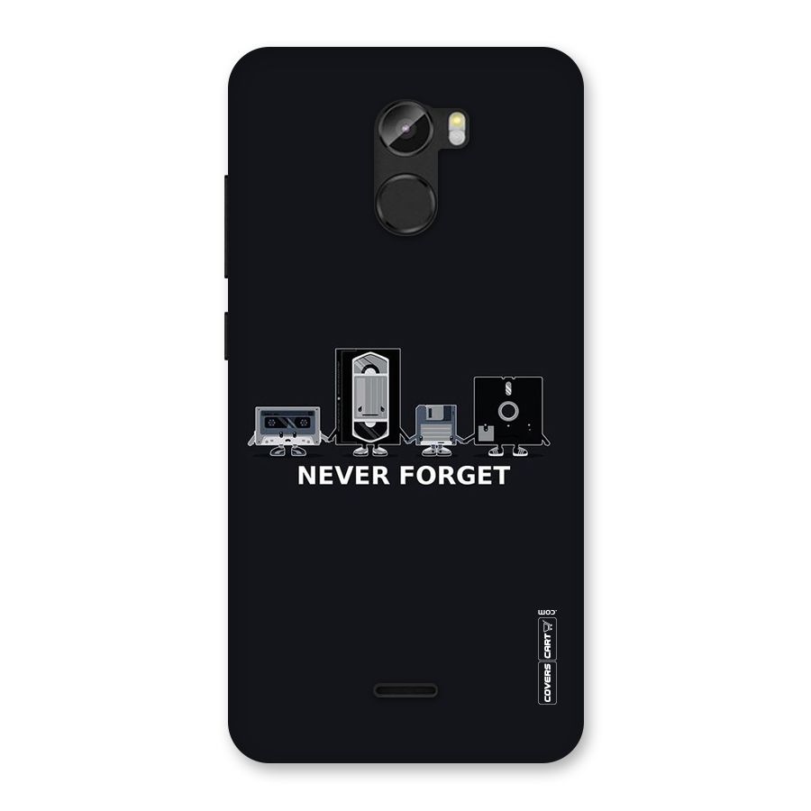 Never Forget Back Case for Gionee X1