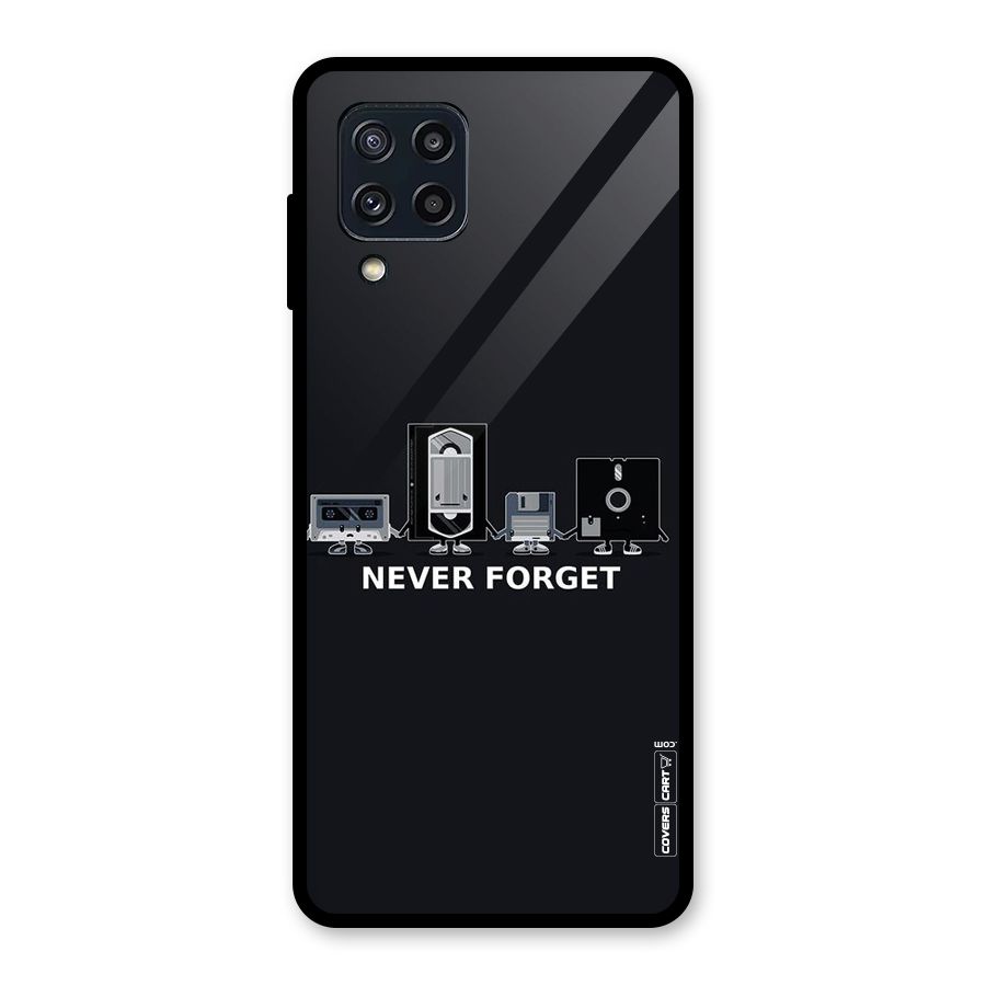 Never Forget Glass Back Case for Galaxy M32