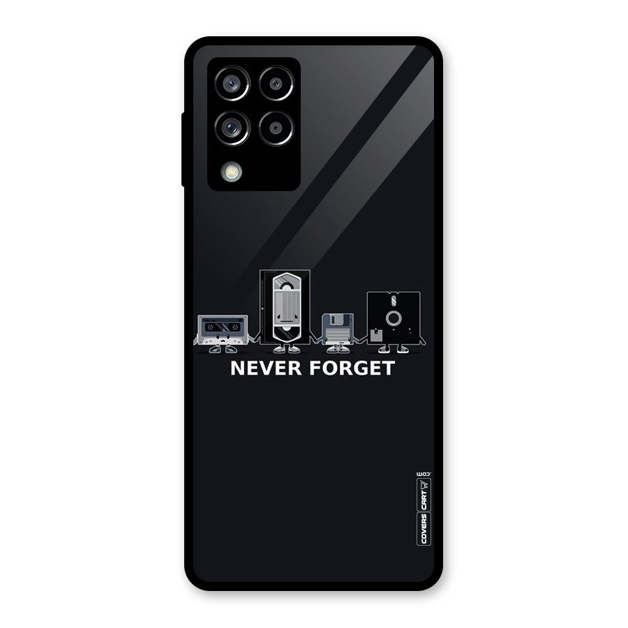 Never Forget Glass Back Case for Galaxy M53 5G