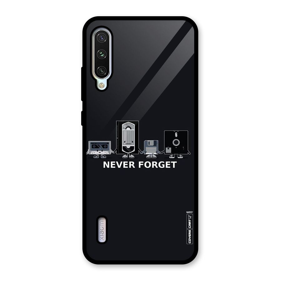 Never Forget Glass Back Case for Mi A3