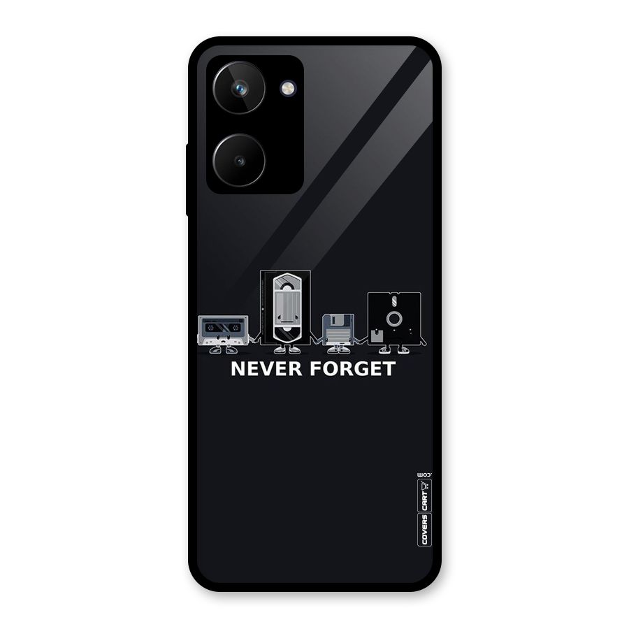 Never Forget Glass Back Case for Realme 10