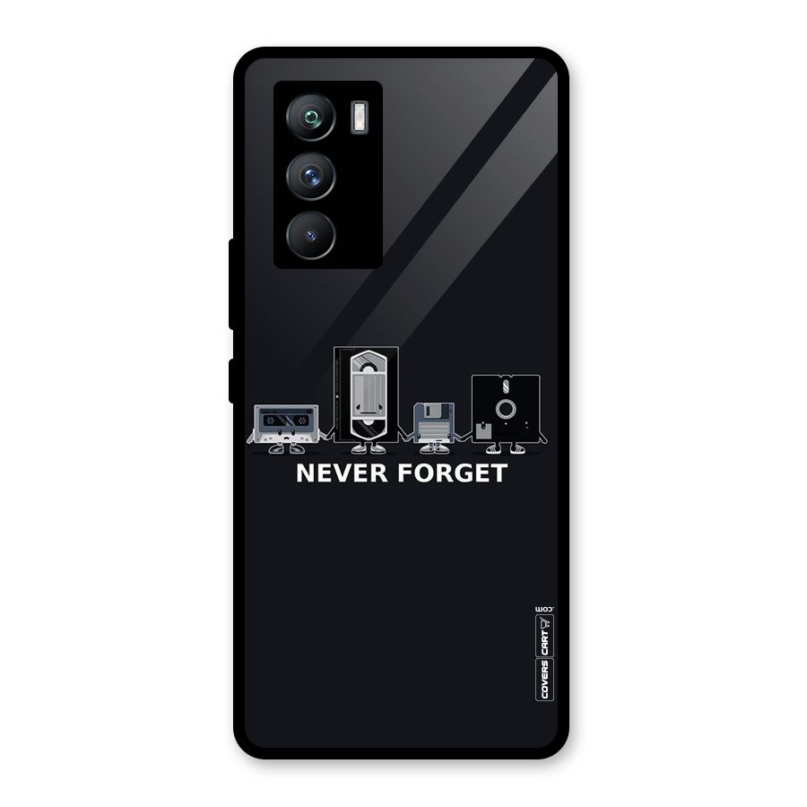 Never Forget Glass Back Case for Vivo iQOO 9 SE