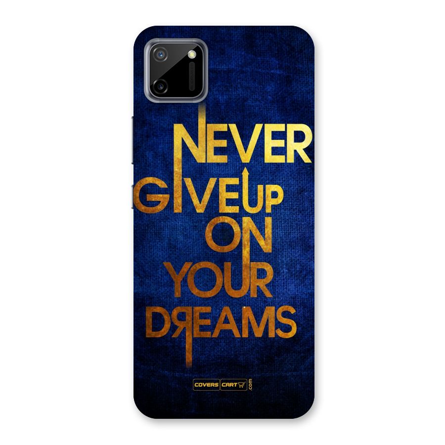 Never Give Up Back Case for Realme C11