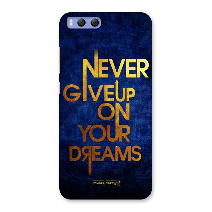 Never Give Up Back Case for Xiaomi Mi 6