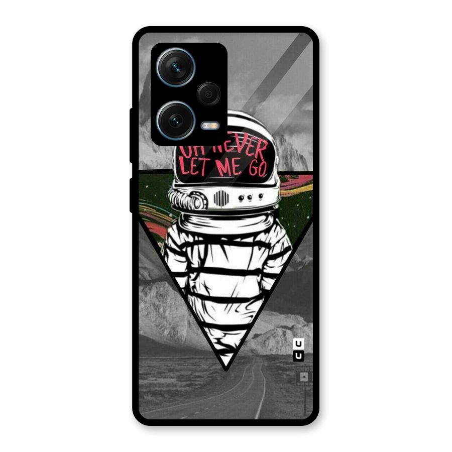 Never Let Me Go Glass Back Case for Redmi Note 12 Pro Plus 5G
