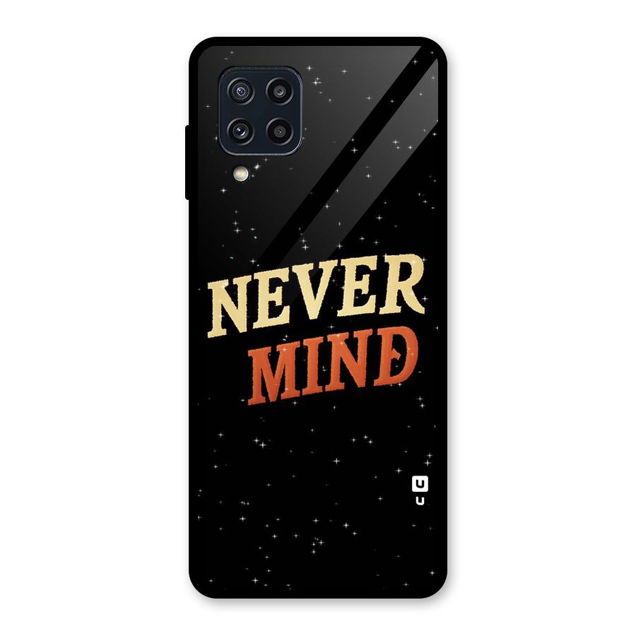 Never Mind Design Glass Back Case for Galaxy M32