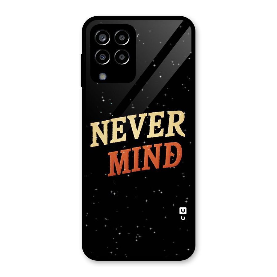 Never Mind Design Glass Back Case for Galaxy M33