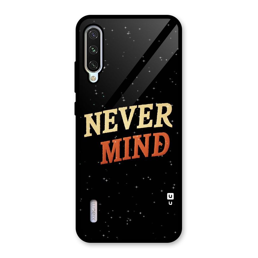 Never Mind Design Glass Back Case for Mi A3