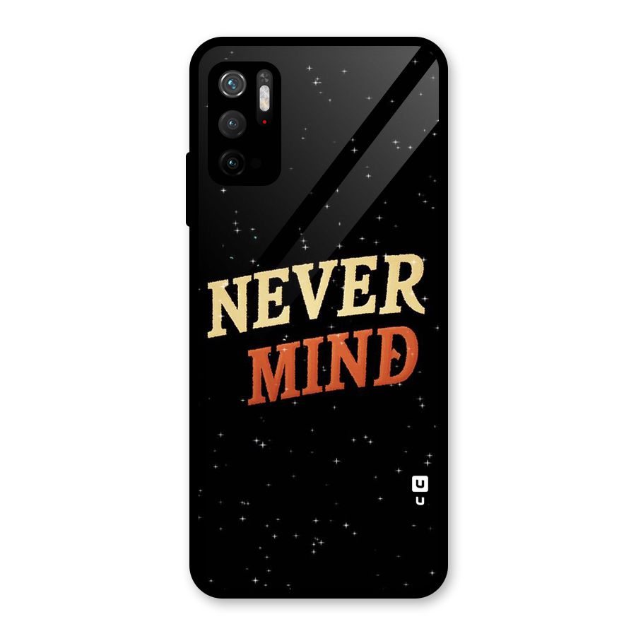 Never Mind Design Glass Back Case for Poco M3 Pro 5G