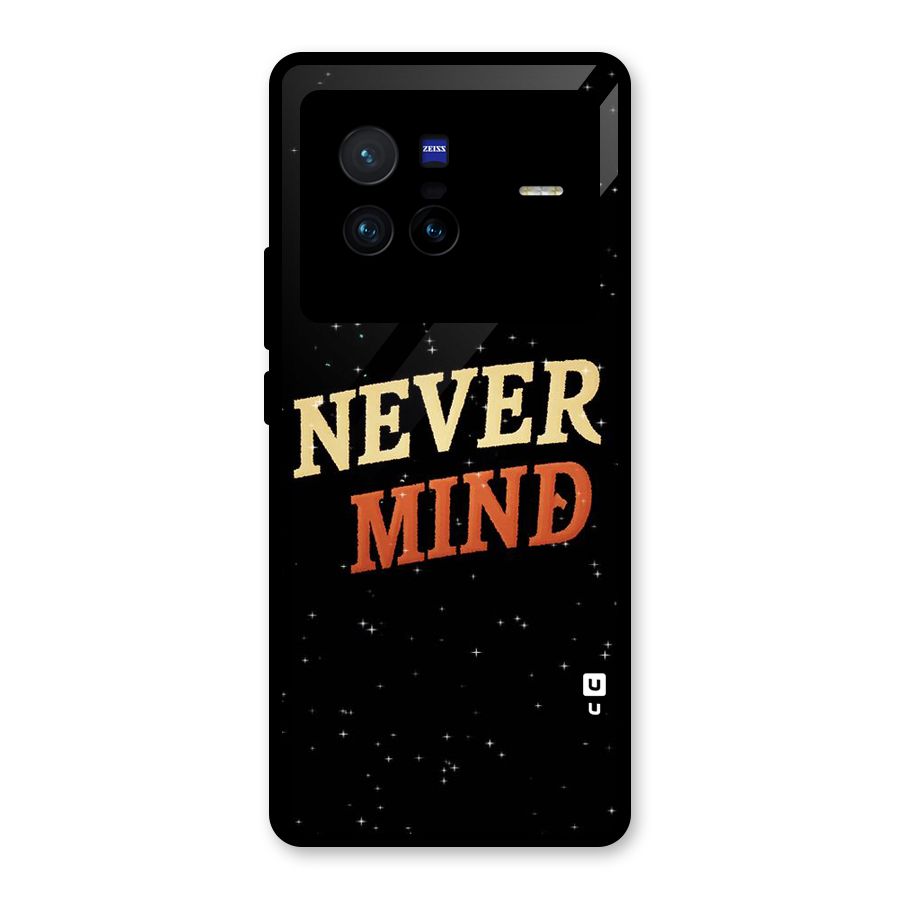 Never Mind Design Glass Back Case for Vivo X80
