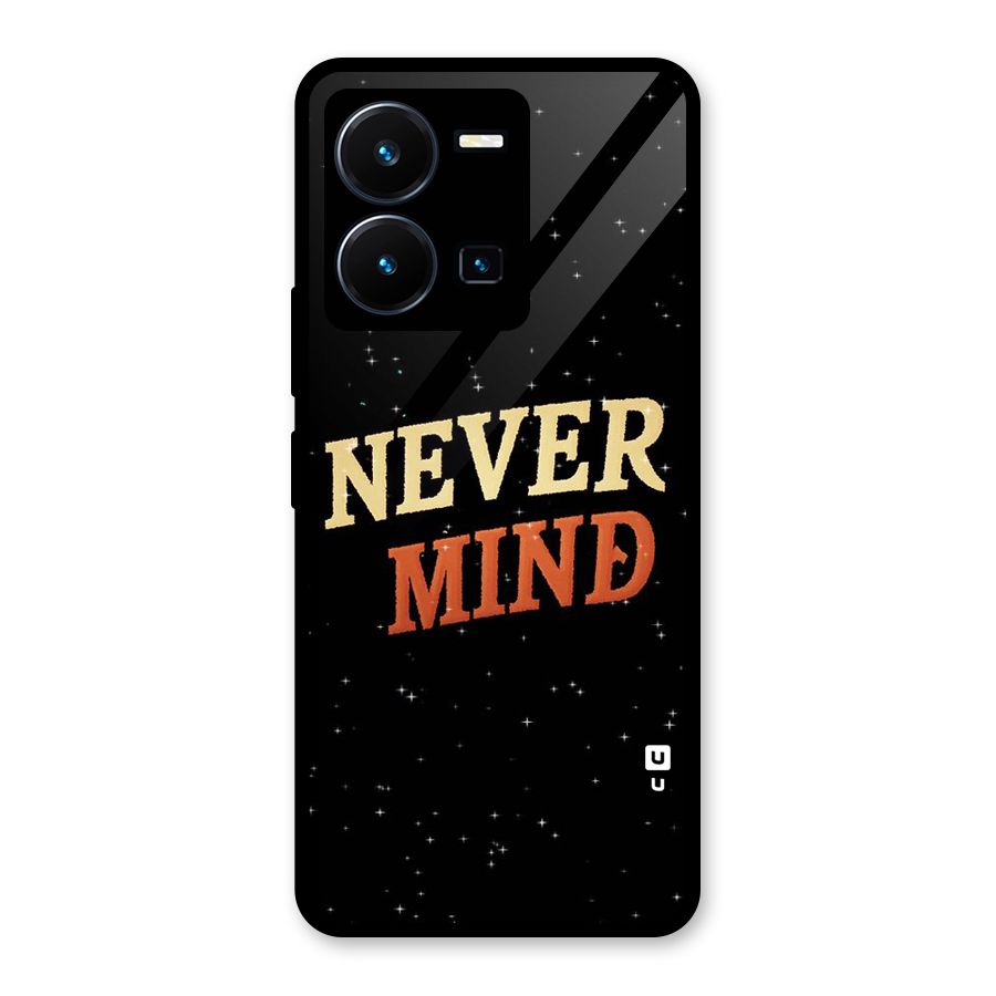 Never Mind Design Glass Back Case for Vivo Y35