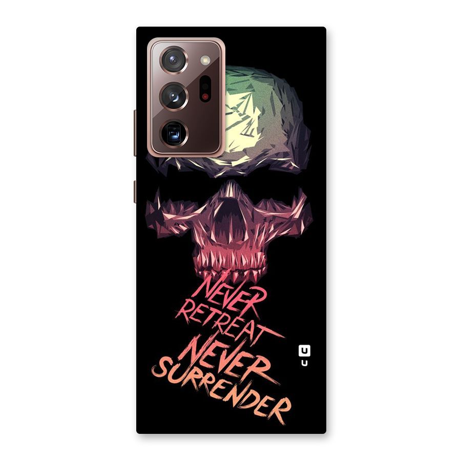 Never Retreat Back Case for Galaxy Note 20 Ultra