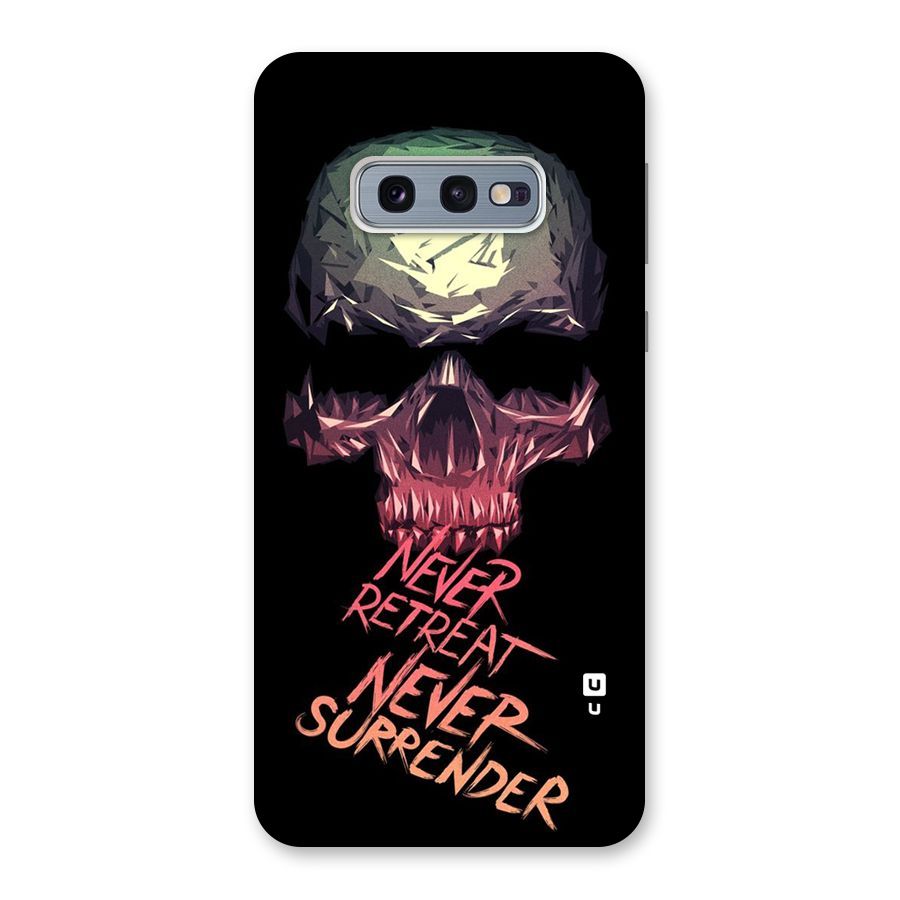 Never Retreat Back Case for Galaxy S10e