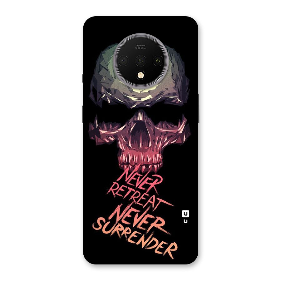 Never Retreat Back Case for OnePlus 7T