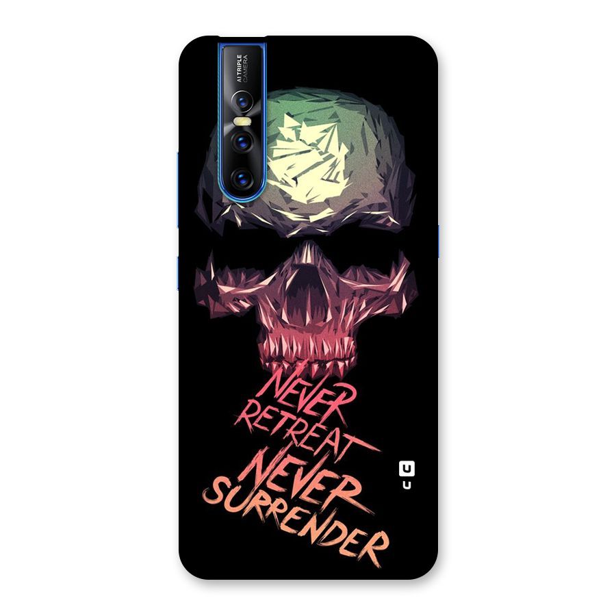 Never Retreat Back Case for Vivo V15 Pro