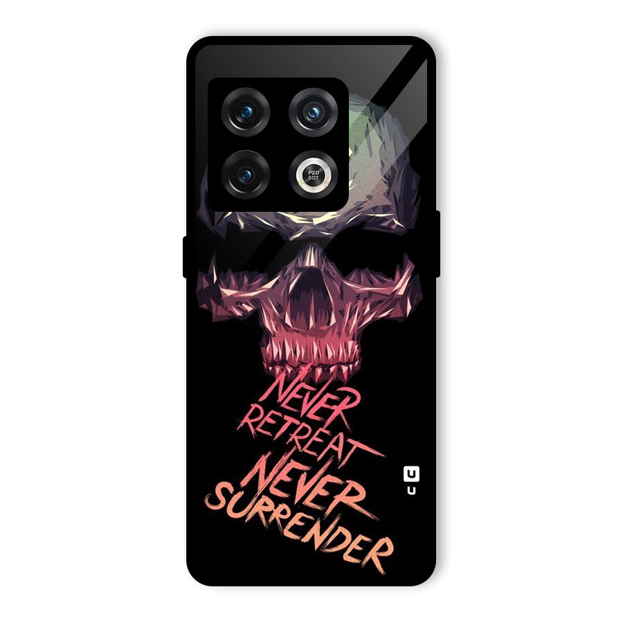 Never Retreat Glass Back Case for OnePlus 10 Pro 5G