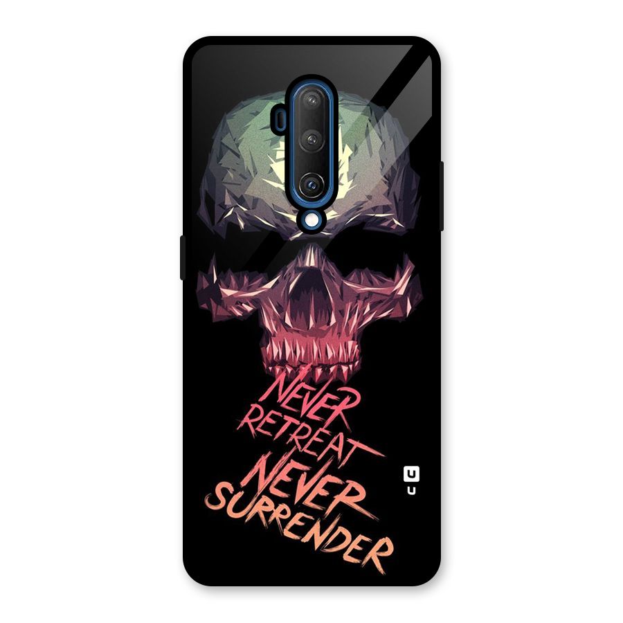 Never Retreat Glass Back Case for OnePlus 7T Pro